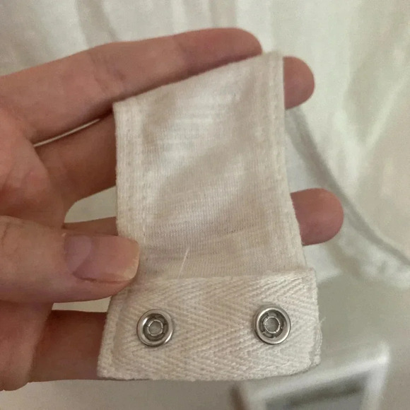 Altar’d State Short Sleeve Bodysuit Size Large White - Picture 4 of 4